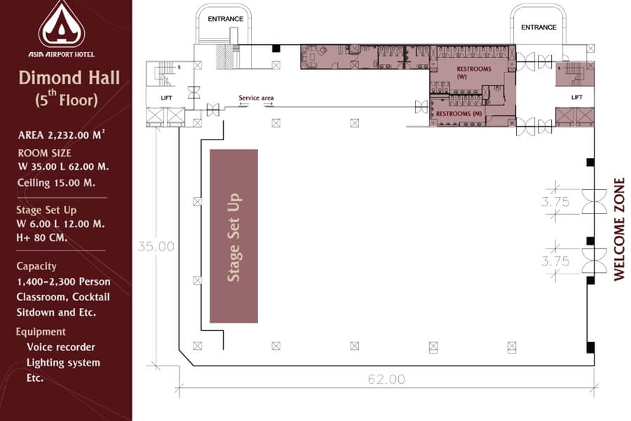 Asia Airport Hotel : DIAMOND ROOM