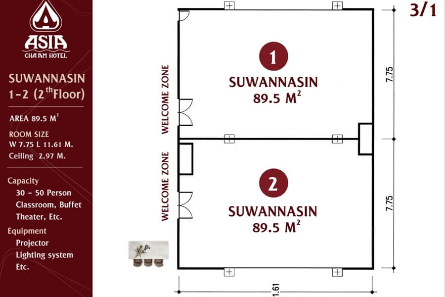 Asia Cha Am Hotel : SUWANNASIN ROOM